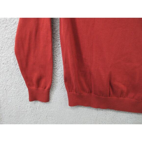 NWT Lands End Cardigan Mens Large Brown Supima Cotton Sweater Button Up Adult - Picture 14 of 14